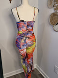 Celebrity tropical dress
